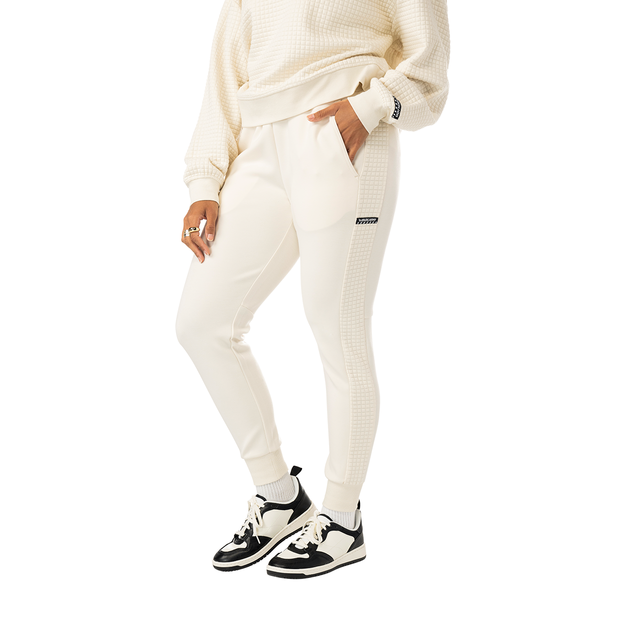 BAUER Womens Après Ski Quilted Fleece Jogger