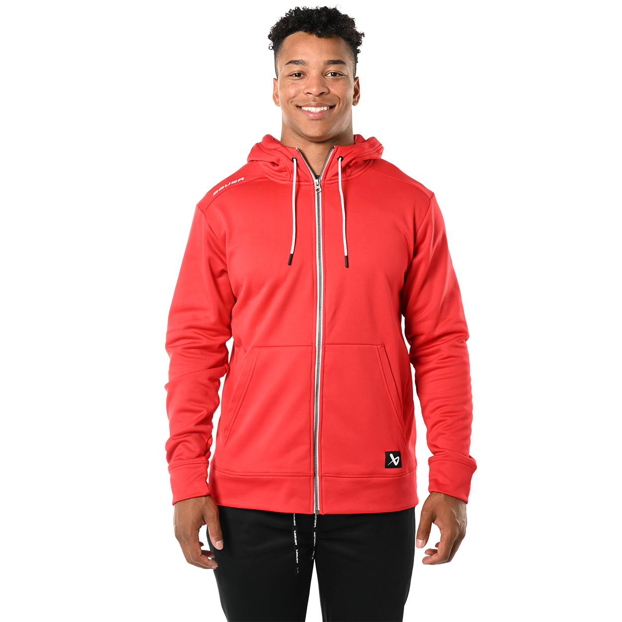 BAUER TEAM FLEECE ZIP HOODIE SENIOR