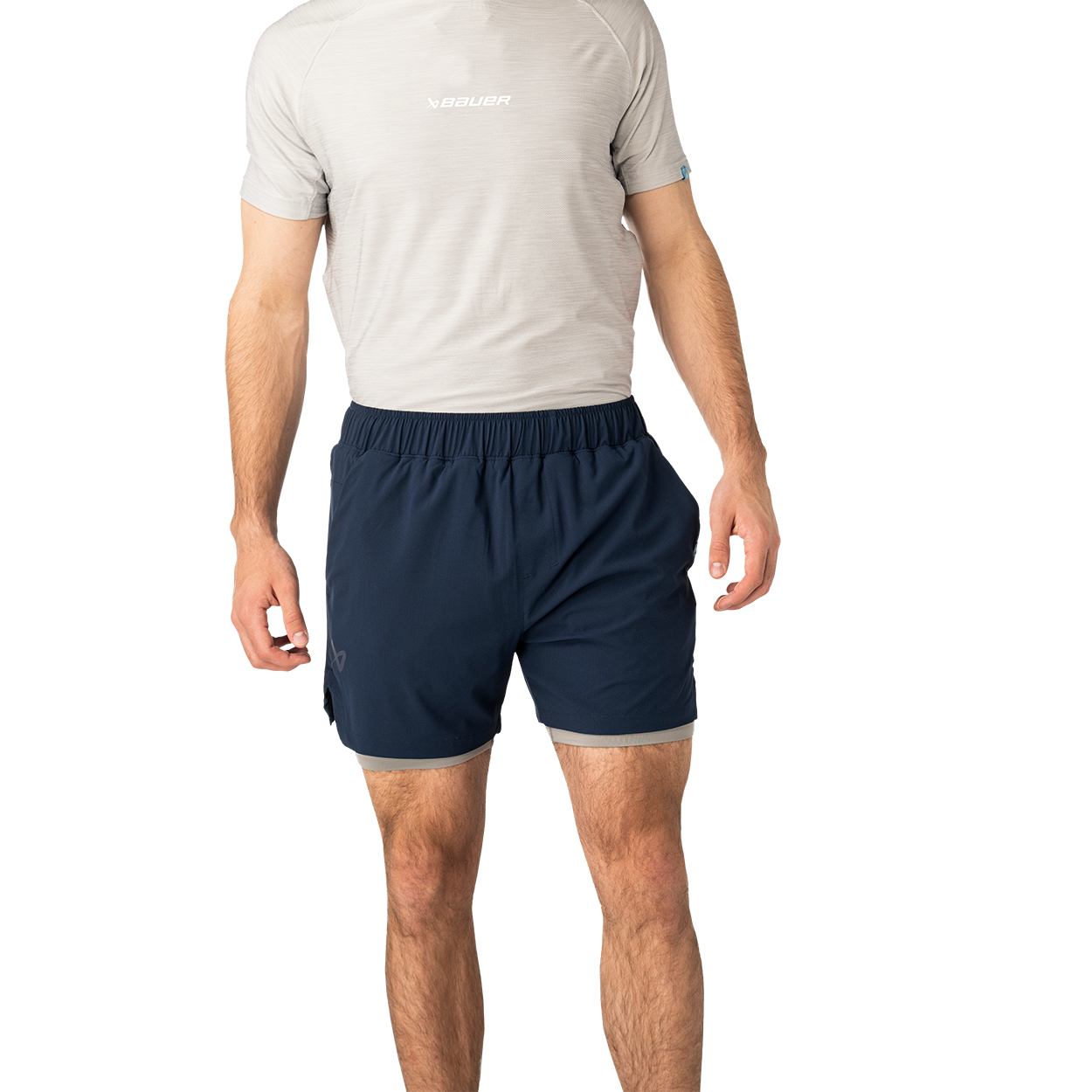 BAUER ICE TO GYM LINED TRAIN SHORT SENIOR