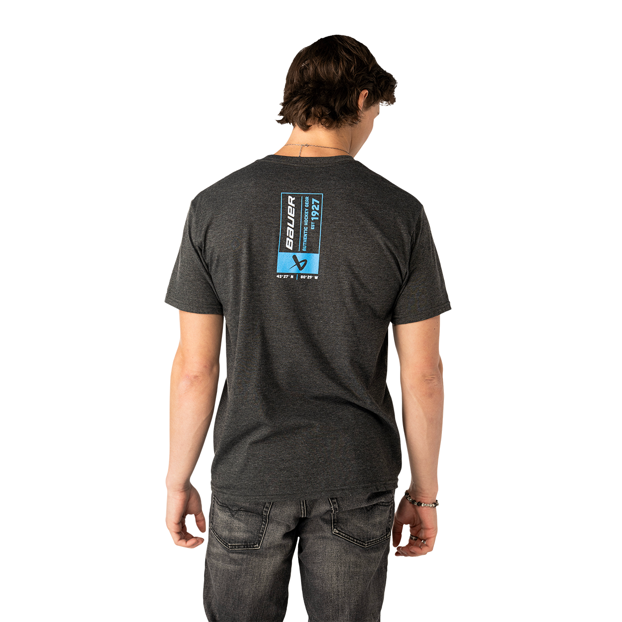 BAUER Charcoal Graphic Tee