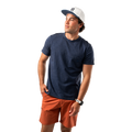 BAUER POCKET TEE NAVY SENIOR