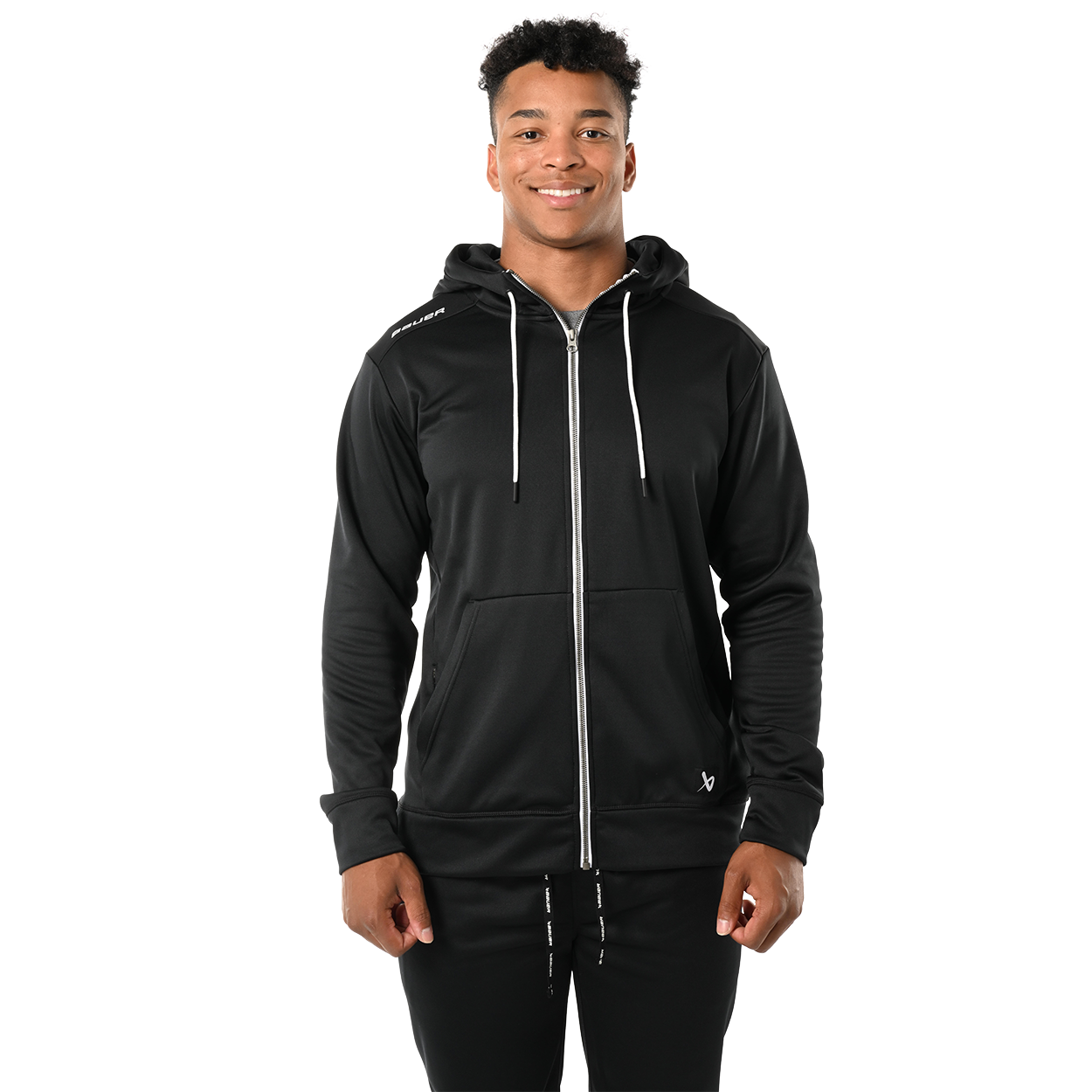BAUER TEAM FLEECE ZIP HOODIE SENIOR